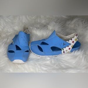 Kids Jordan Blue and White Sandals